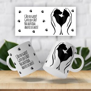 Caneca Cão ou Gato?