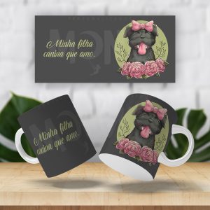 Caneca Minha filha canina que eu amo