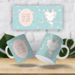 Caneca Beber café e mimar meu gato