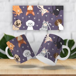 Caneca Cães e Gatos