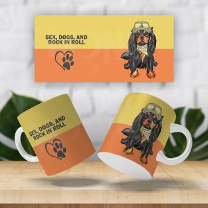 Caneca Sex, Dogs and Rock and Roll