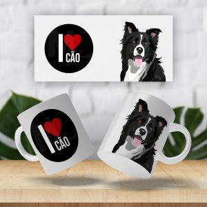Caneca I Love Cão