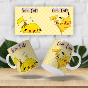 Caneca Café Pikachu
