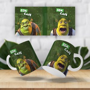 Caneca Café Shrek