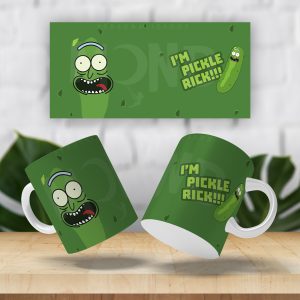 Caneca Desenho Rick e Morty