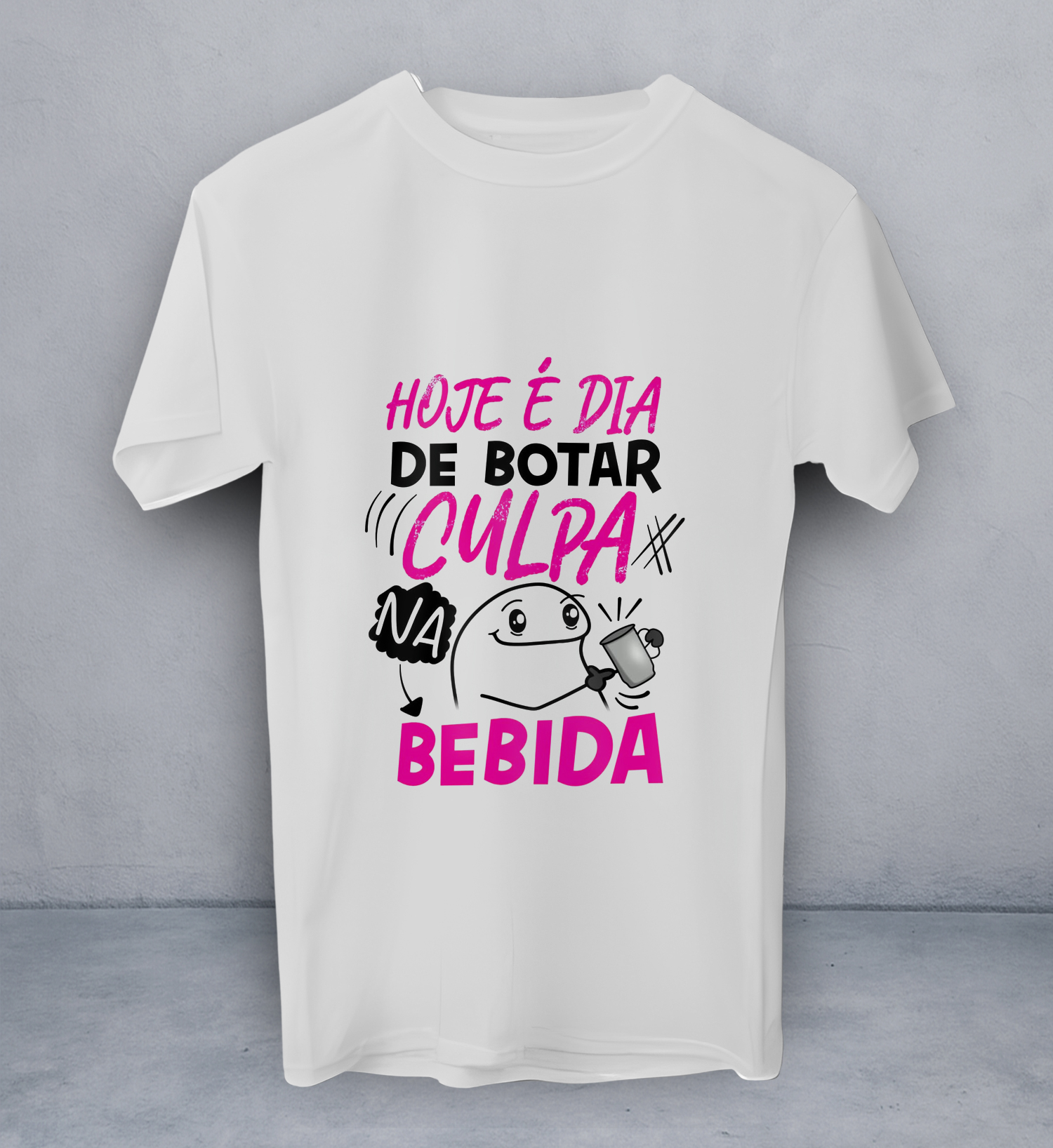 T-Shirt Bota a Culpa na Bebida