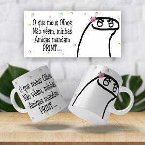 Caneca O que meus olhos não vêem...