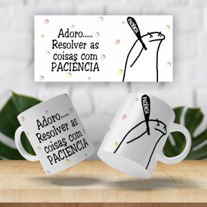 Caneca Resolva com PACIÊNCIA
