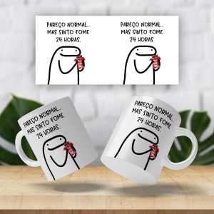 Caneca Pareço normal