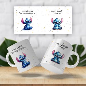 Caneca A vida é assim...