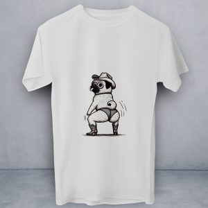 T-Shirt Pug Ousado