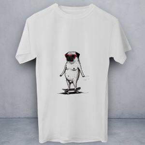 T-Shirt Pug Skatista