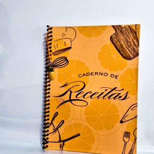 Caderno de Receita Laranja