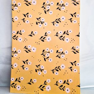 Bloco Amarelo com Florzinhas