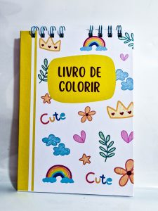 Livro Colorir Amarelo Cute
