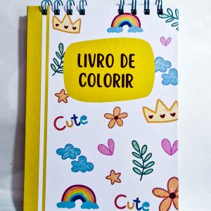 Livro Colorir Amarelo Cute