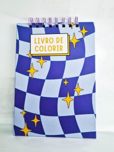 Livro Colorir Azul