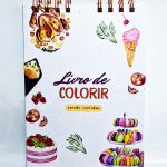 Livro Colorir Comidas