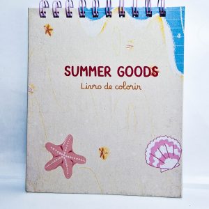 Livro Colorir Summer Goods