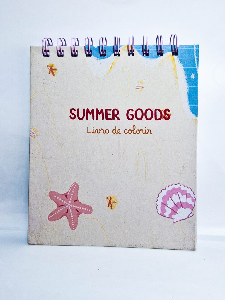 Livro Colorir Summer Goods