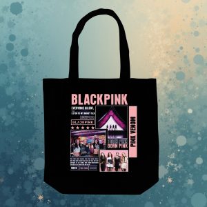 Ecobag Black Pink