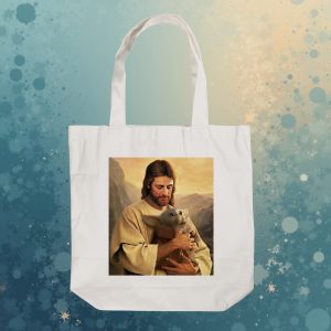 Ecobag Jesus Loves Grogu