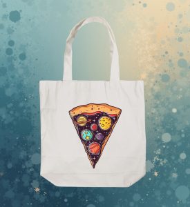 Ecobag Space Pizza